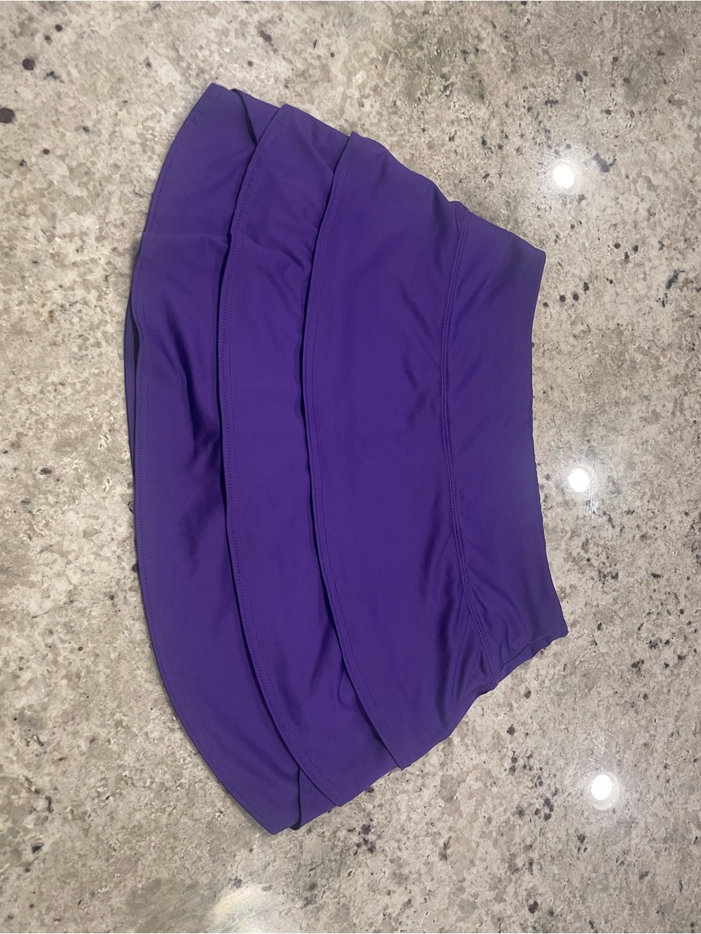 Athleta Purple Tiered Skater Skirt